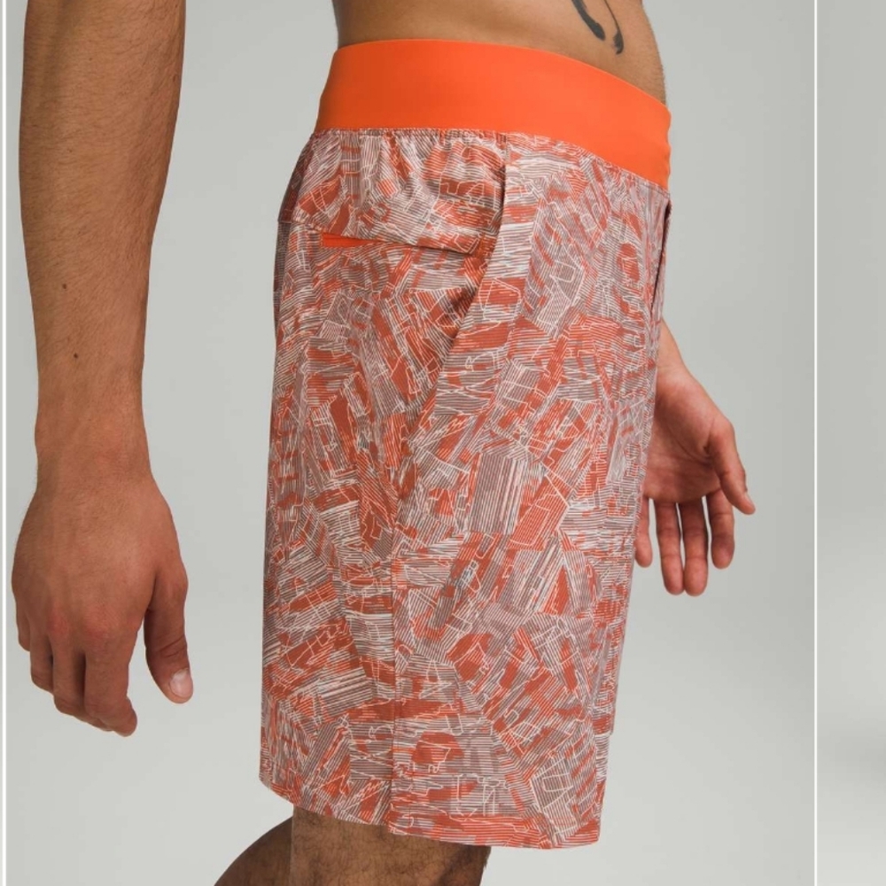 Lululemon T.H.E. Short 7" *LinerlessParallel Divide Warm Coral Size Large